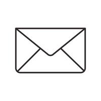 envelope mail icon vector