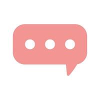 chat message bubble vector