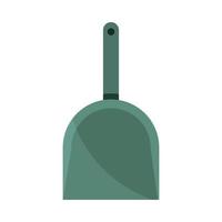 dustpan cleaning trash vector