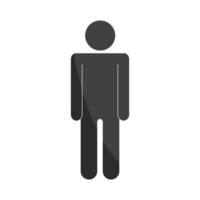 pictogram male avatar vector