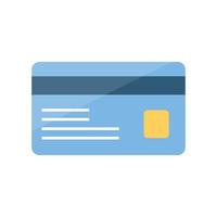 tarjeta de crédito bancaria vector