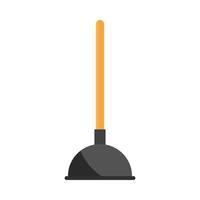 cleaning plunger equipment vector