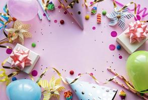 Happy birthday or party background photo