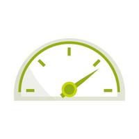 green car speedometer