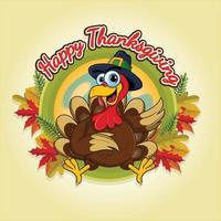 Turkey Celebrates Thanksgiving vector