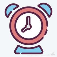 Icon Vector of Alarm - Line Cut Style