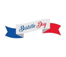 bastille day banner vector