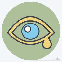 Icon Vector of Eye Exam 4 - Color Mate Style