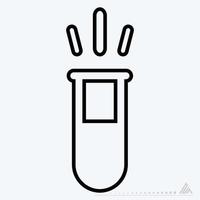 Icon Vector of Vials 5 - Line Style