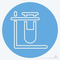 Icon Vector of Vials 4 - Blue Eyes Style