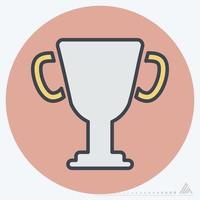 Icon Vector of Winner Up - Color Mate Style