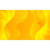 yellow background banner design shape vector modern style