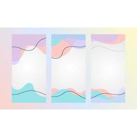 set abstract banner background vector