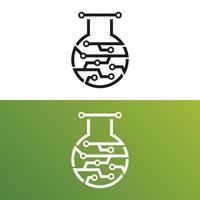 diseño de icono de vector de plantilla de logotipo de laboratorio