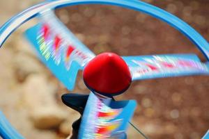 Spinning fast propeller disc toy photo