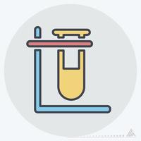 Icon Vector of Vials 4 - Color Mate Style