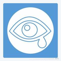 Icon Vector of Eye Exam 4 - White Moon Style