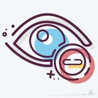 Icon Vector of Eye Exam 3 - MBE Style