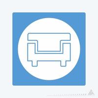 Vector Graphic of Seats - White Moon Style