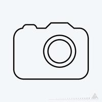 Icon Vector of Camera - Line Style