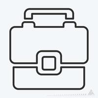 Icon Vector of Briefcase - Line Style