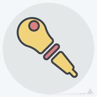 Icon Vector of Eyedropper - Color Mate Style