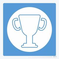 Icon Vector of Winner Up - White Moon Style