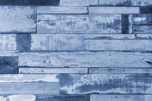 Vintage old blue painted rustic wooden texture background. photo