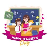 Happy Teachers Day Concept