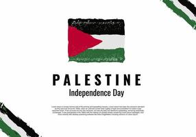 Save Palestine template background. Indeoendent Day. vector