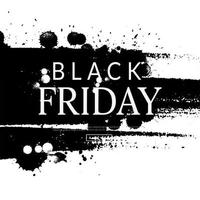 black friday background, shopping template vector