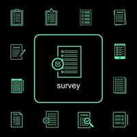 Documents, documents related icons vector