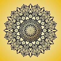 Vector round abstract circle. Mandala style.