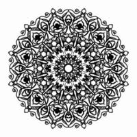 Vector round abstract circle. Mandala style.