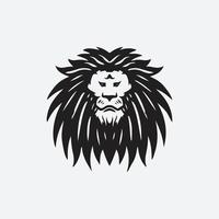 Lion head drawing vector