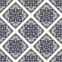 Creative Ethnic Style Square Seamless Pattern. Unique geometric vector swatch. Perfect for screen background, site backdrop, wrapping paper, wallpaper, textile and surface design. Trendy boho tile.