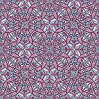Creative Ethnic Style Square Seamless Pattern. Unique geometric vector swatch. Perfect for screen background, site backdrop, wrapping paper, wallpaper, textile and surface design. Trendy boho tile.