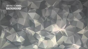 Abstract Military Camouflage Background Made of Geometric Triangles Shapes. Vector illustration.