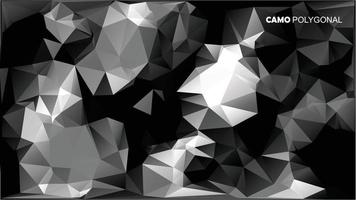 Abstract Military Camouflage Background Made of Geometric Triangles Shapes. Vector illustration.