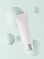 A squeeze tube for applying creams or cosmetics. photo