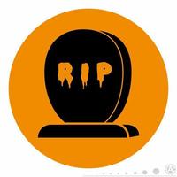 Tombstone Icon Orange.eps vector