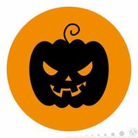 Pumpkin Icon Orange.eps vector