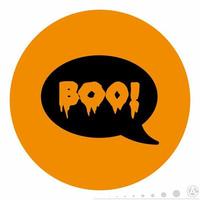 Boo Icon Orange.eps vector