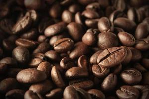 Close up of coffee beans photo