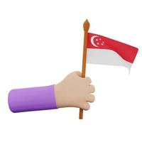 singapore national day concept photo