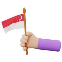 singapore national day concept photo