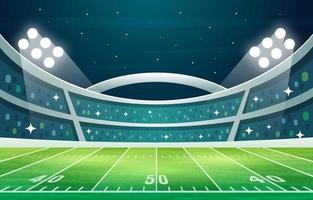 Superbowl American Football Stadium Background vector