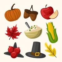 Thanksgiving Icon Collection vector