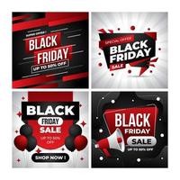 Black Friday Social Media Post vector