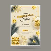 Christmas Sale Poster vector